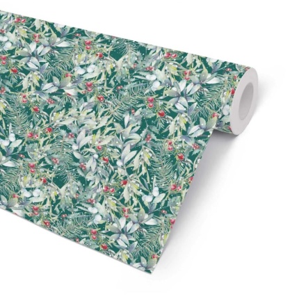 ØKONOM 57 CM " WINTER GREEN " 154M 7 KG KRAFTPAPIR