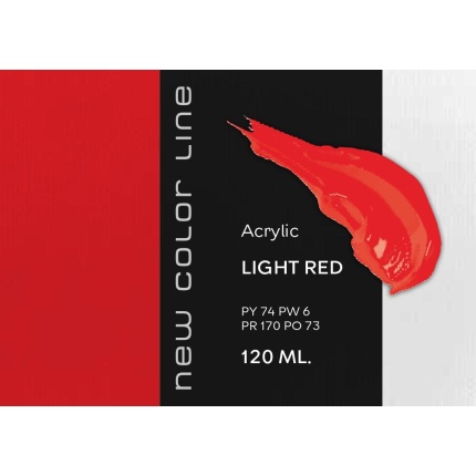 New Color Line 120 ml - Light Red