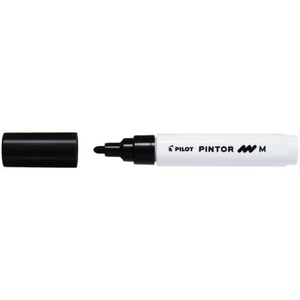 PILOT PINTOR - MEDIUM - SORT - SKAFFEVARE