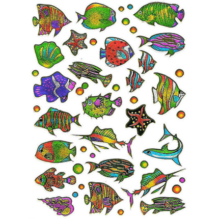 STICKERS FISK