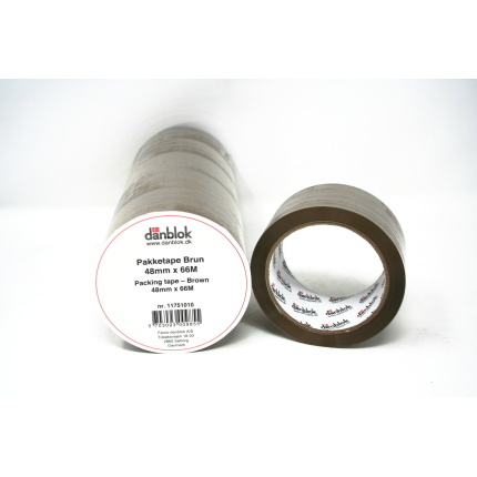 PAKKETAPE BRUN 48MM X 66M - DANBLOK