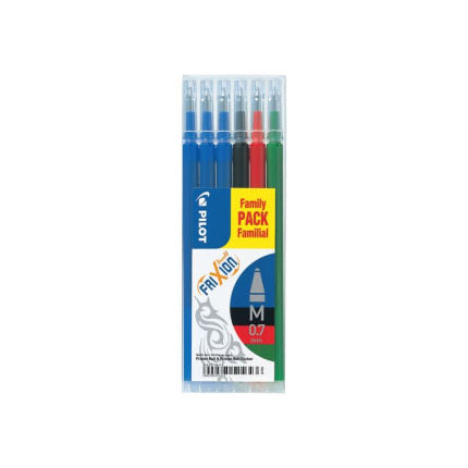 PILOT FRIXION MEDIUM TIP  6 STK I SÆT