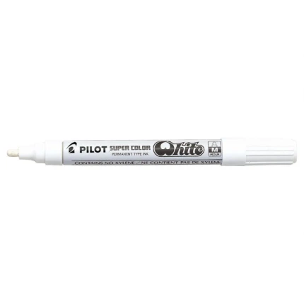 PILOT SUPER COLOR HVID M (SKAFFEVARE)
