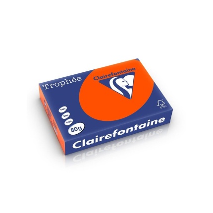KOPIPAPIR A4 80 G. 500 ARK - INTENSIV ORANGE