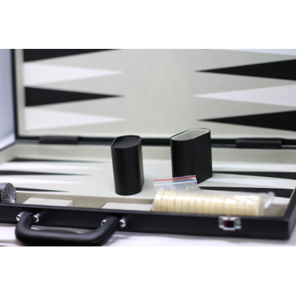 BACKGAMMON - 53x32cm - Sort - DELUX